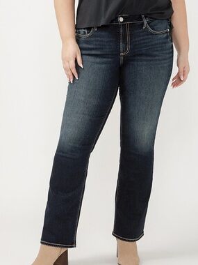 Silver jeans Suki Mid Rise Bootcut Jeans Plus Size
